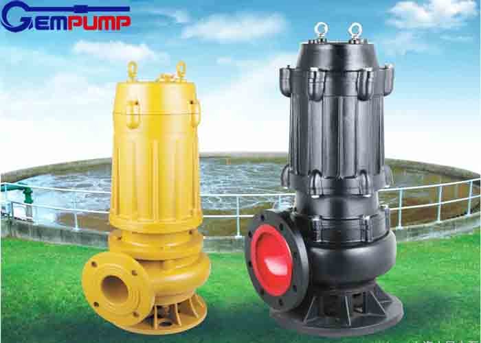 Large Flow 3.6 Bar Submersible Sewage Pump 50HZ Non Clog Sewage Pump